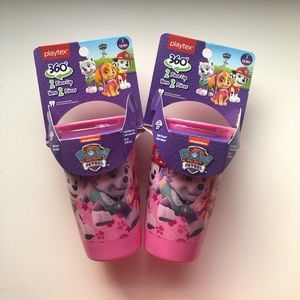 Girl Paw Patrol Sippy Cups Pack of 2 NWT